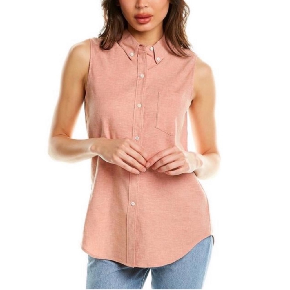 THEORY Linen Top